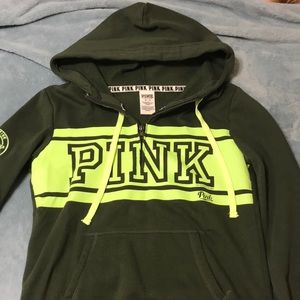 PINK Victoria’s Secret Quarter Zip Hoodie